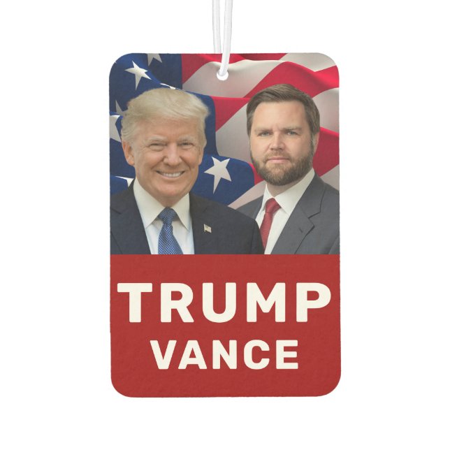 Trump Vance Air Freshener (Back)