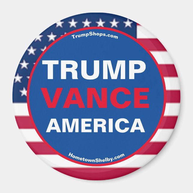 TRUMP VANCE AMERICA Refrigerator Magnet (Front)