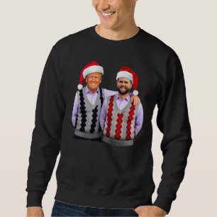 Trump Vance Brothers Santa Funny Trump Christmas Sweatshirt