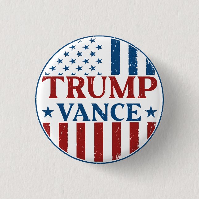 Trump Vance  Button (Front)