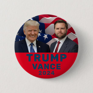 Trump Vance Button