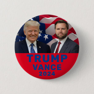 Trump Vance  Button