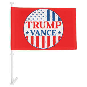 Trump Vance Car Flag