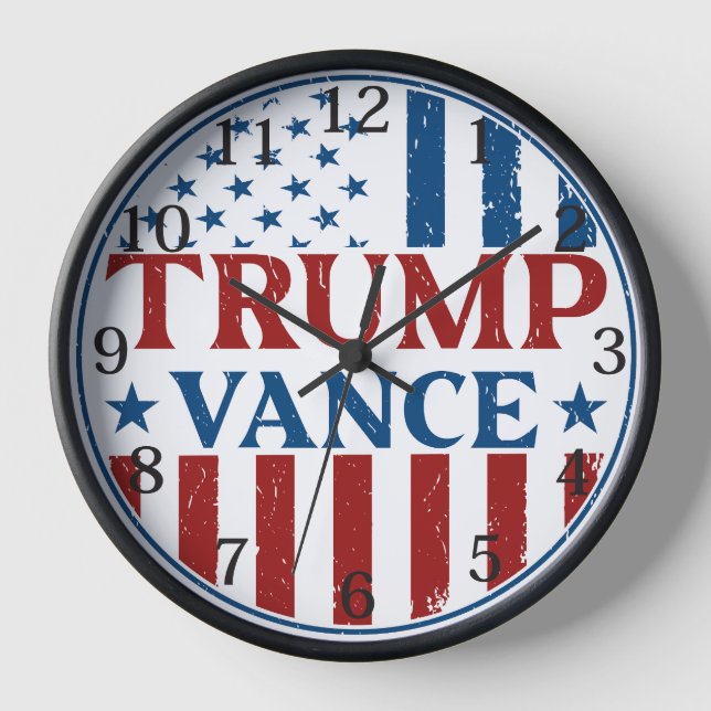 Trump Vance  Clock (Front)