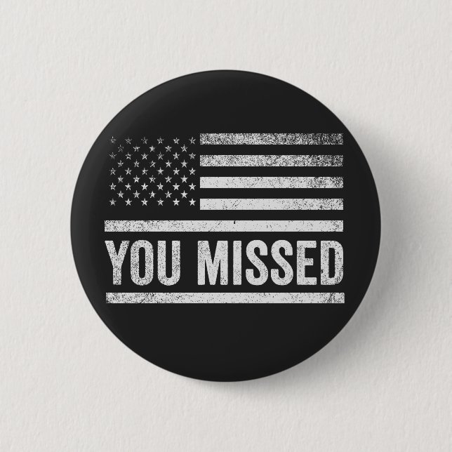 Trump Vance Election Ugly Christmas Sweater Button (Front)