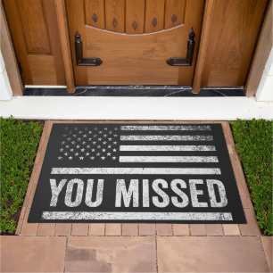 Trump Vance Election Ugly Christmas Sweater Doormat