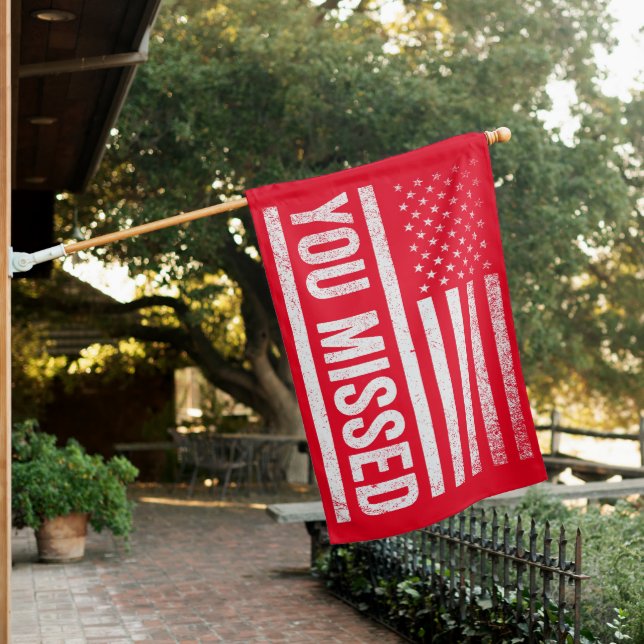 Trump Vance Election Ugly Christmas Sweater House Flag (In SItu)