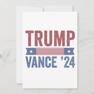 Trump Vance Election Ugly Christmas Sweater Invitation