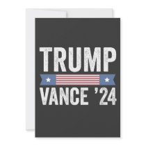 Trump Vance Election Ugly Christmas Sweater Invitation