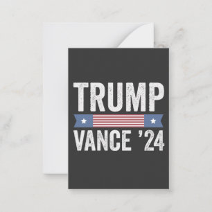 Trump Vance Election Ugly Christmas Sweater Note Card