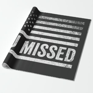 Trump Vance Election Ugly Christmas Sweater Wrapping Paper