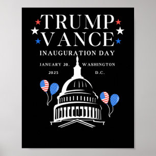Trump Vance Inauguration Day Poster