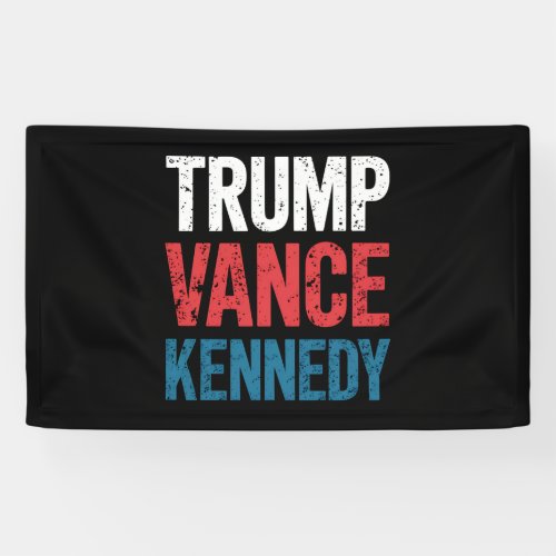 Trump Vance Kennedy 2024 Election Banner