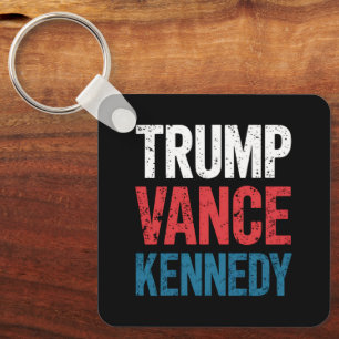 Trump Vance Kennedy 2024 Election Keychain