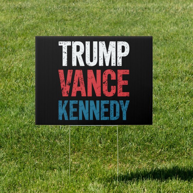 Trump Vance Kennedy 2024 Election Sign (Insitu)