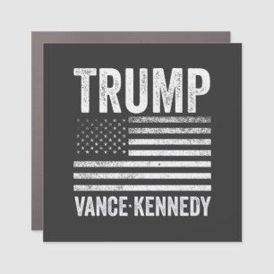 Trump Vance Kennedy Election 2024 American Flag Car Magnet
