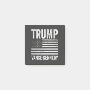 Trump Vance Kennedy Election 2024 American Flag Post-it Notes