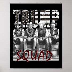 Trump Vance Kennedy Elon Squad  Poster