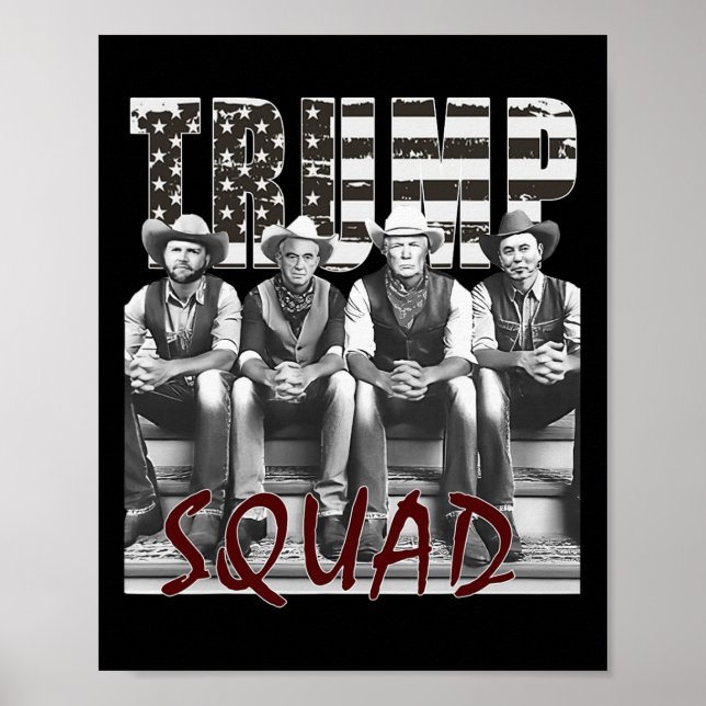 Trump Vance Kennedy Elon Squad  Poster (Front)