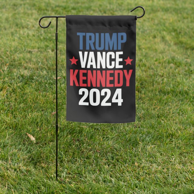 Trump Vance Kennedy President 2024 Election  Garden Flag (In SItu)