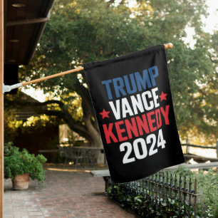 Trump Vance Kennedy President 2024 Election House Flag