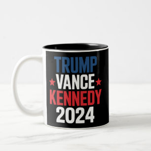 Trump Vance Kennedy President 2024 Election  Two-Tone Coffee Mug