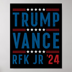 Trump Vance Kennedy President Election Republican Poster