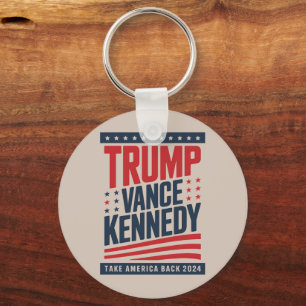 Trump Vance Kennedy Take America Back 2024  Keychain