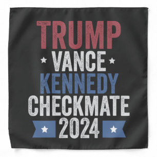 Trump Vance Kennedy take America back again Bandana
