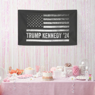 Trump Vance Kennedy take America back again Banner