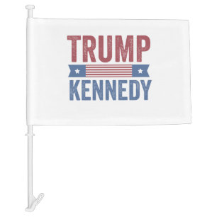 Trump Vance Kennedy take America back again Car Flag
