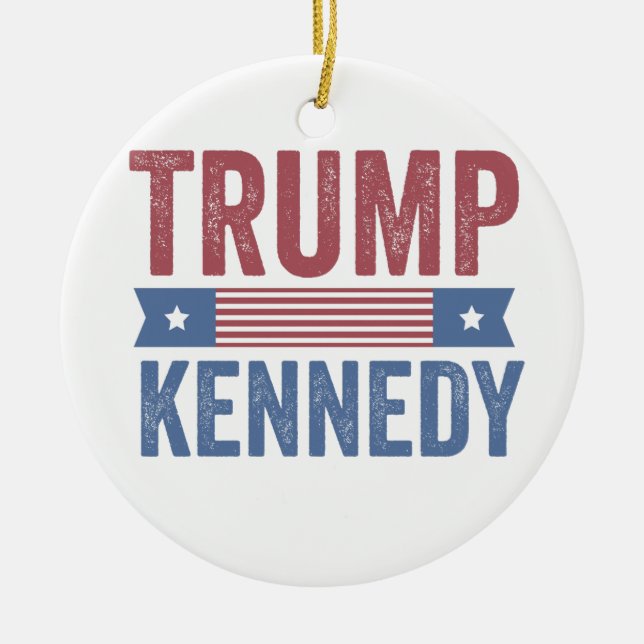 Trump Vance Kennedy take America back again Ceramic Ornament (Front)