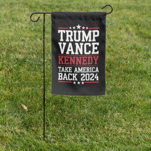 Trump Vance Kennedy Take America Back Again Garden Flag