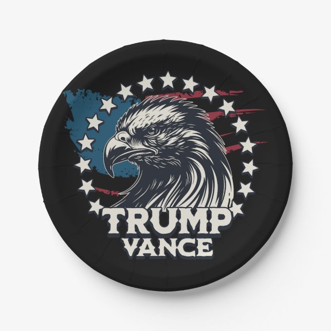 Trump Vance Paper Plates (Front)