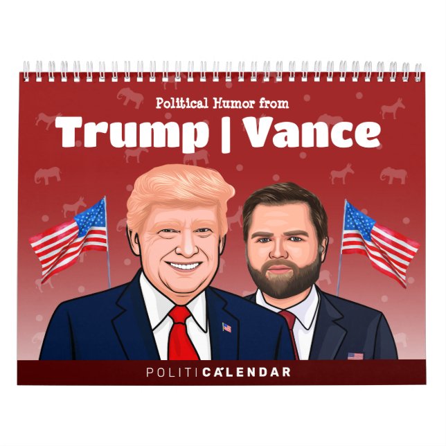 TRUMP VANCE Political Humor Calendar (Cover)