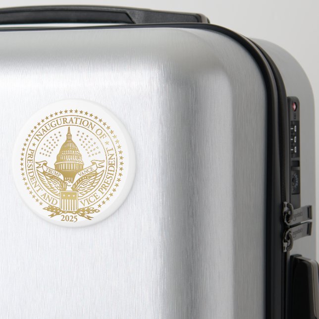 Trump Vance President Inaugural Logo Inauguration Magnet (In Situ (Luggage))