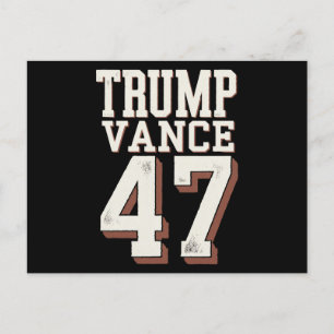 Trump Vance President Vintage Trump Wins Postcard