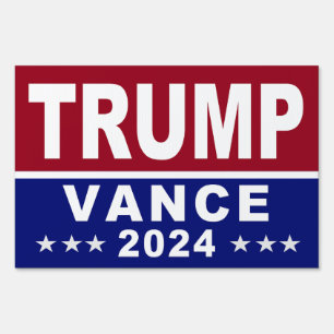 Trump Vance RALLY YARD SIGN 2024