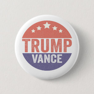 Trump Vance Republican American Election Vote Gift Button