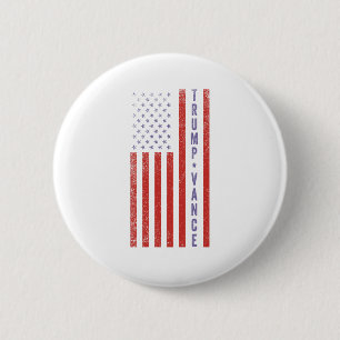 Trump Vance Republican American Election Vote Gift Button
