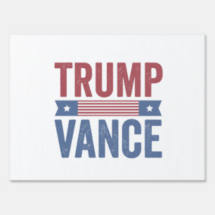Trump Vance Republican American Election Vote Gift Sign