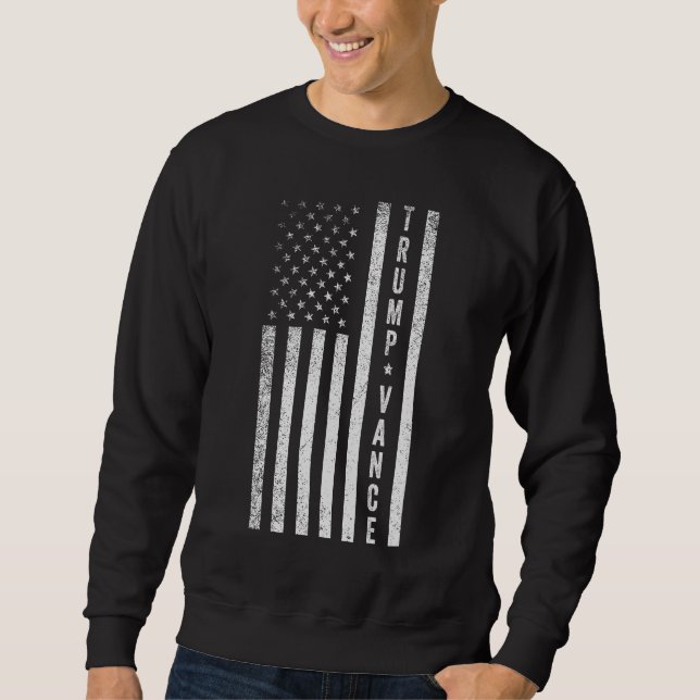 Trump Vance Republican American Election Vote Gift Sweatshirt (Front)