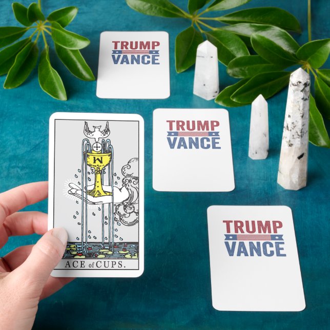 Trump Vance Republican American Election Vote Gift Tarot Cards (Insitu)