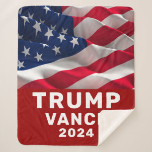 Trump Vance  Sherpa Blanket