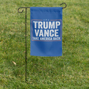 Trump Vance Take America Back Election Vote USA  Garden Flag
