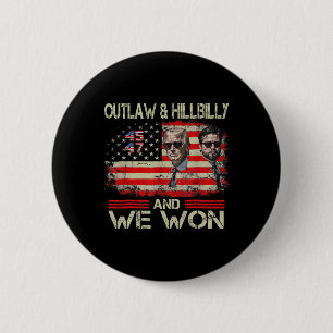 Trump Vance We Won Win Inauguration Day 2025 47th  Button