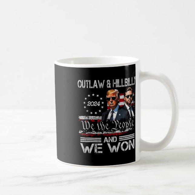 Trump Vance We Won Win Inauguration Day 2025 47th  Coffee Mug (Right)