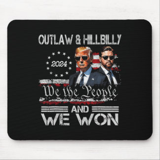 Trump Vance We Won Win Inauguration Day 2025 47th Mouse Pad