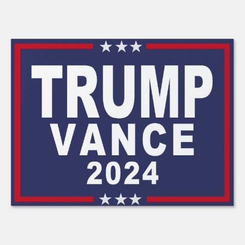 Trump Vance YARD SIGN 2024