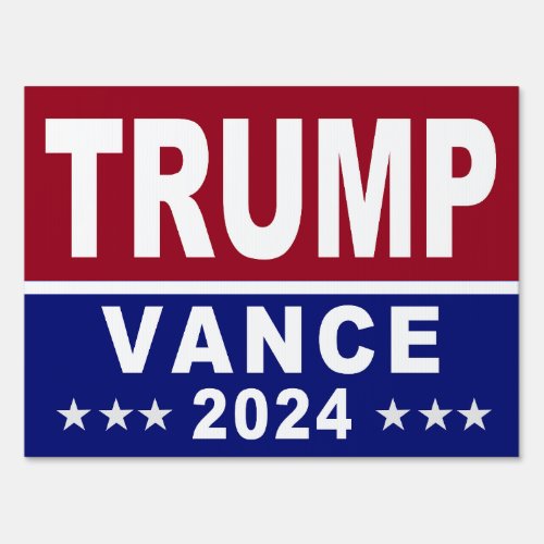 Trump Vance YARD SIGN 2024